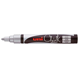 Uni Chalk Marker 1.8-2.5mm Bullet Tip Silver PWE5M